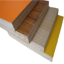 Poplar core 1220x2440 wood grain and color melamine plywood